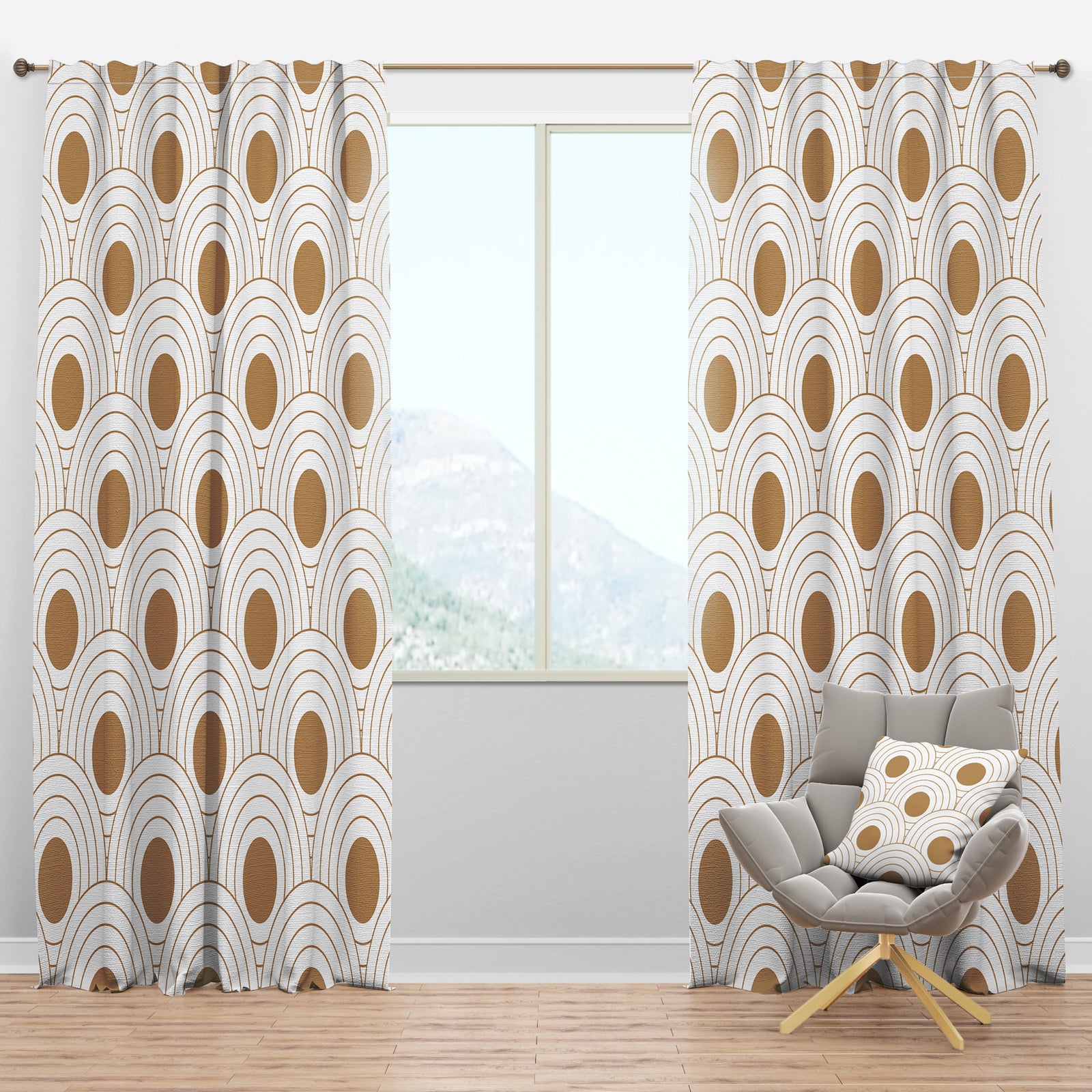 Carson Carrington Labacka Mid-Century Modern Curtain Panels