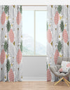 Carson Carrington Tannefors 'Pineappple On Tropical Leaves - Curtain Panels