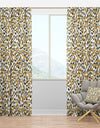 Leopard Fur Safari VI - Mid-Century Modern Curtain Panels