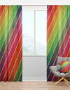 Geometrical Retro Design IV - Mid-Century Modern Curtain Panels