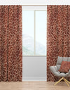 Leopard Fur Safari I - Mid-Century Modern Curtain Panels