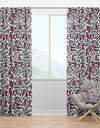 Glam Leopard Pattern - Mid-Century Modern Curtain Panels