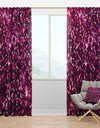 Pink Sparkle Glitter - Mid-Century Modern Curtain Panels