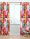 Geometrical Retro Design II - Mid-Century Modern Curtain Panels