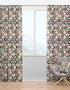 Retro Abstract Design IX - Mid-Century Modern Curtain Panels