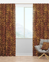 Leopard Fur Safari III - Mid-Century Modern Curtain Panels