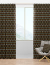 Geometric Mod Dots - Mid-Century Modern Curtain Panels