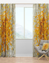 Glam Yellow Explosion Blocks - Modern Curtain Panels