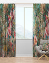 Flower Shower III - Farmhouse Curtain Panels