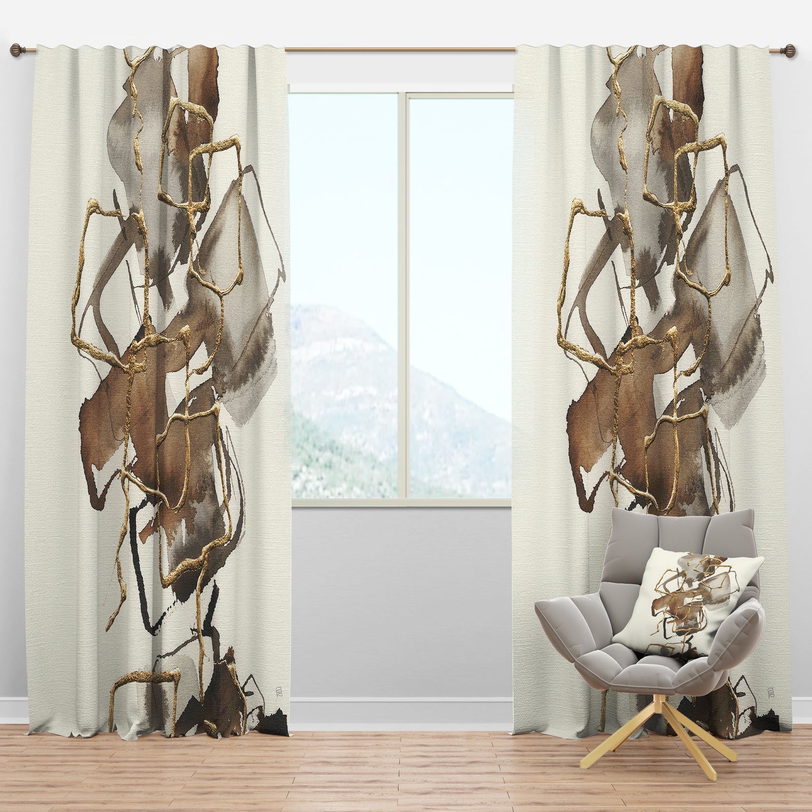 Carbon Loft Hume Modern and Contemporary Curtain Panels