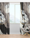 Glam Painted Arcs II - Modern Curtain Panels