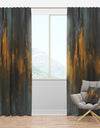 Black and Gold Glam Abstract - Modern & Contemporary Curtain Panels