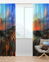 Colorful Tropical Sunset - Photography Curtain Panels