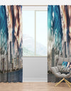 Miami Skyline with Clouds - Cityscape Photo Curtain Panels