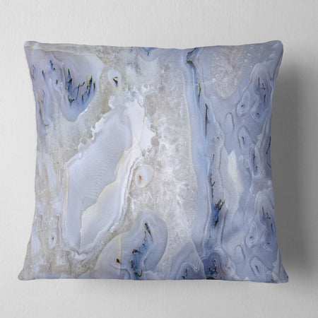 Agate Stone Background - Abstract Throw Pillow