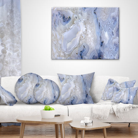 Agate Stone Background - Abstract Throw Pillow