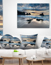 Beautiful Porthcothan Bay - Seashore Throw Pillow