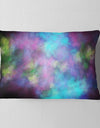 Perfect Blue Purple Starry Sky - Abstract Throw Pillow