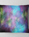 Perfect Blue Purple Starry Sky - Abstract Throw Pillow