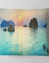 Sunrise Panorama - Photography Throw Pillow