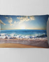 Sea Sunset - Seascape Photography Throw Pillow