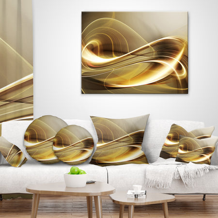 Elegant Modern Sofa - Abstract Throw Pillow
