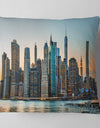 New York City Skyline - Photography Throw Pillow