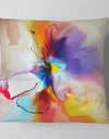 Creative Flower in Multiple Colors - Floral Throw Pillow