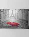 Eiffel View from Paris Street - Cityscape Photo Throw Pillow