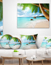 Praslin Island Seychelles Beach - Seashore Photo Throw Pillow