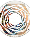 Abstract Mineral Texture - Modern Round or Oval Wall Mirror - Whirl