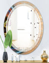 Abstract Mineral Texture - Modern Round or Oval Wall Mirror - Triple C