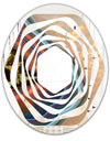 Abstract Mineral Texture - Modern Round or Oval Wall Mirror - Whirl