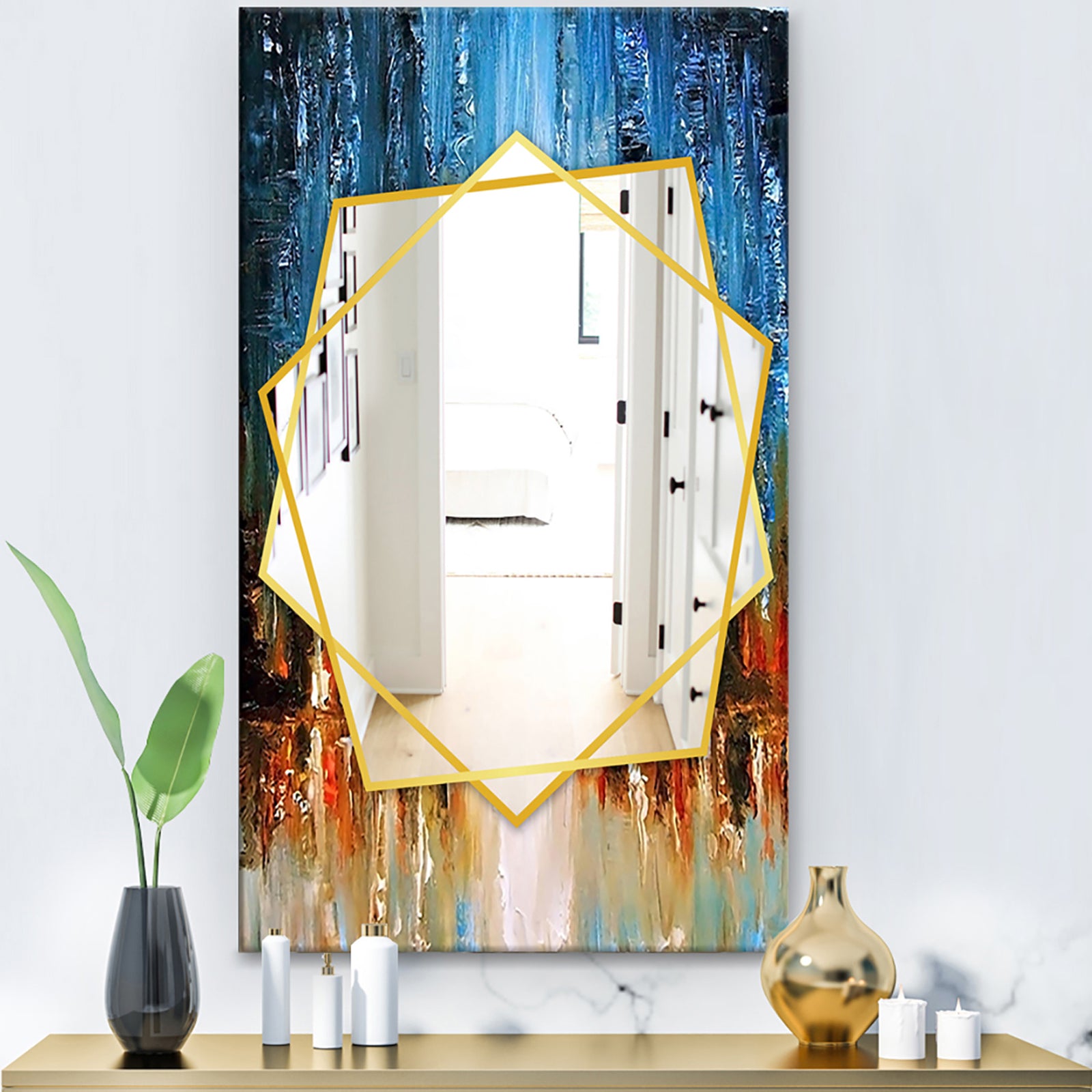 Moon - Modern Mirror - Frameless Contemporary Wall Mirror