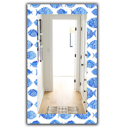 Costal Creatures 1 - Traditional Mirror - Frameless Wall Mirror
