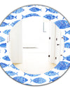 Costal Creatures 1 - Traditional Mirror - Frameless Oval or Round Wall Mirror