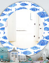Costal Creatures 1 - Traditional Mirror - Frameless Oval or Round Wall Mirror