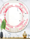 Quartz texture - Modern Round or Oval Wall Mirror - Space