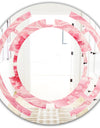 Quartz texture - Modern Round or Oval Wall Mirror - Space