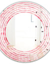 Quartz texture - Modern Round or Oval Wall Mirror - Wave