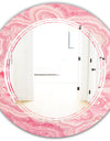 Quartz texture - Modern Round or Oval Wall Mirror - Triple C