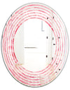 Quartz texture - Modern Round or Oval Wall Mirror - Wave