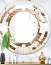 Crystals minerals and stones - Modern Round or Oval Wall Mirror - Space