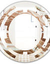 Crystals minerals and stones - Modern Round or Oval Wall Mirror - Space