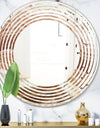 Crystals minerals and stones - Modern Round or Oval Wall Mirror - Wave