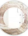 Crystals minerals and stones - Modern Round or Oval Wall Mirror - Wave