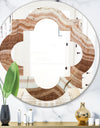 Crystals minerals and stones - Modern Round or Oval Wall Mirror - Quatrefoil