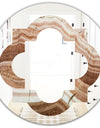 Crystals minerals and stones - Modern Round or Oval Wall Mirror - Quatrefoil