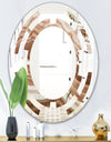 Crystals minerals and stones - Modern Round or Oval Wall Mirror - Space