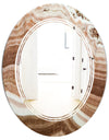 Crystals minerals and stones - Modern Round or Oval Wall Mirror - Triple C